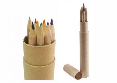 tubo lápices de colores